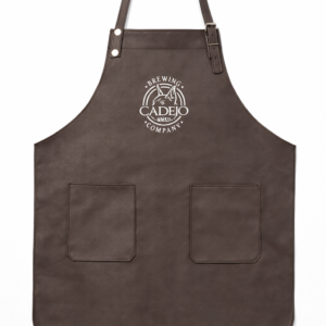 Mandil Premium de Cuero Sintético con Logo Bordado