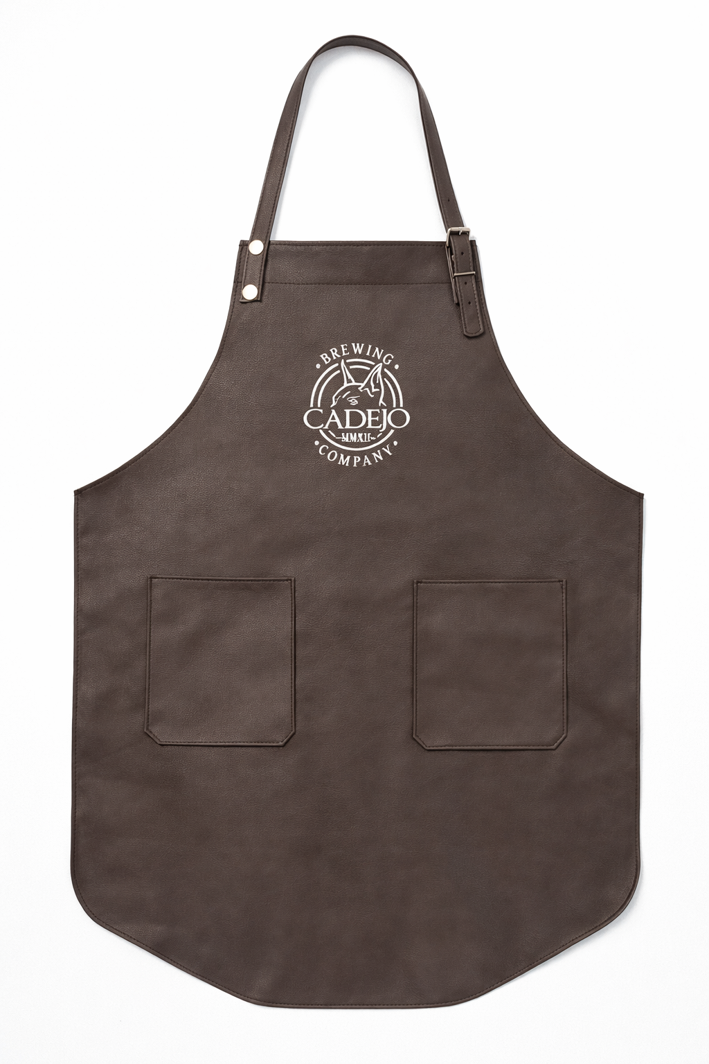 Mandil Premium de Cuero Sintético con Logo Bordado