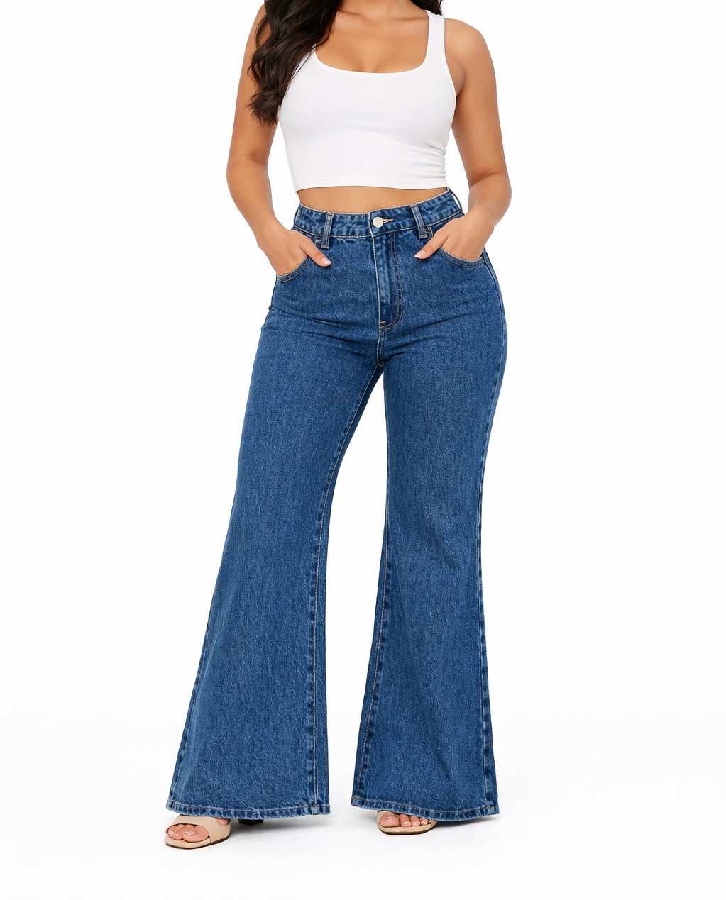 Jeans Dama Estilo Campana - Image 3